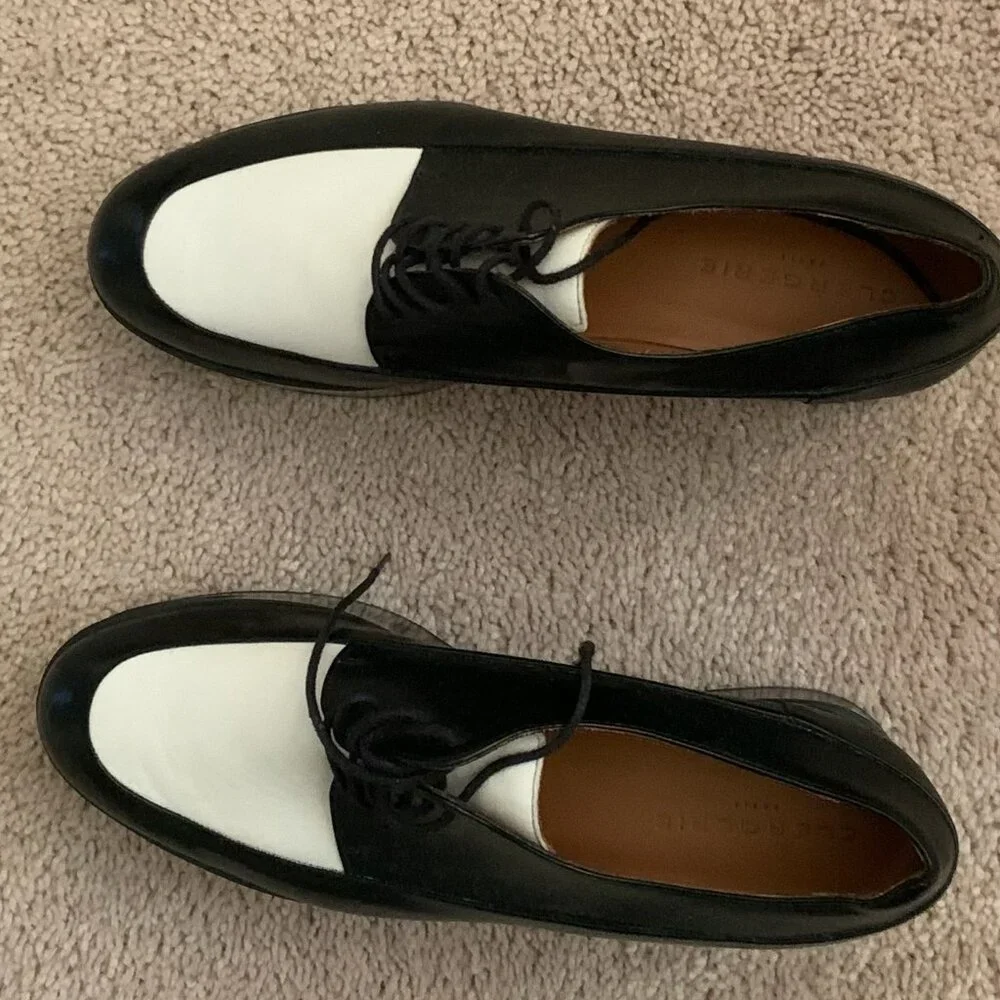 Robert Clergerie Two-Tone Platform Shoes - Picture 2 of 3